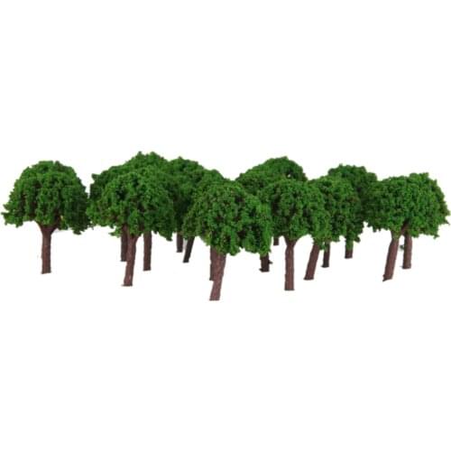 50pcs Trees Model Forest Plants Making Accessories Z T Scale Train Railway Railroad Scenery Diorama or Layout