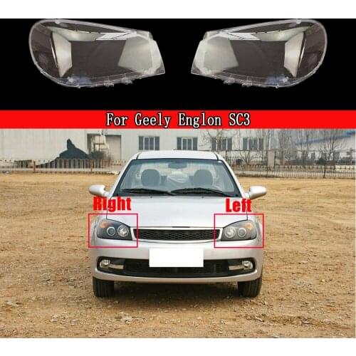 Headlight Cover Lamp Headlamp Shell Mask Lampshade Lens Glass Headlamp Cover For Geely Englon SC3 Auto Head Lamp Light Case