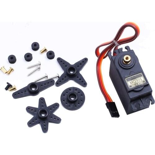 NEW 1set/lot Steering gear MG995 biped robot manipulator remote control car 55g metal copper gear servo server