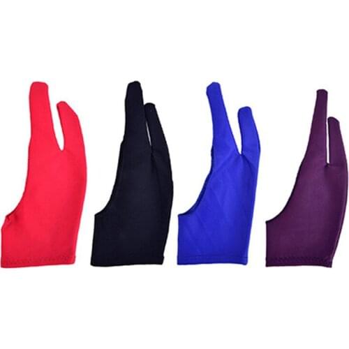 2 Finger Anti-fouling Glove,both For Right And Left Hand Artist Drawing For Any Graphics Drawing Tablet Painting Supplies