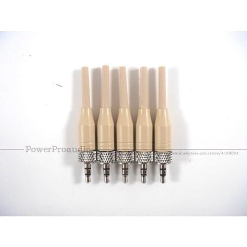 5 pcs 3.5mm Stereo Screw Lock Connector for Sennheiser EW100 EW300 EW500 G1 2 3 Sony Saramonic Microphone Spare Plug Adapter