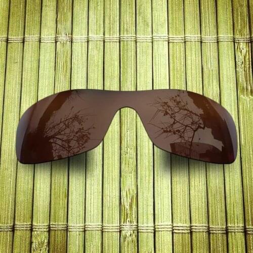Polarized Replacement Lense For-Oakley Antix Sunglasses Frame True Color Mirrored Coating - Brown Color