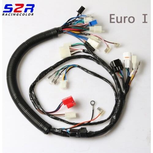 S2R Motorcycle Socket Cord Assy Circuit Cable Complete for YAMAHA YBR125 YBR YB 125 Electric Full Vehicle Wiring Harness Line