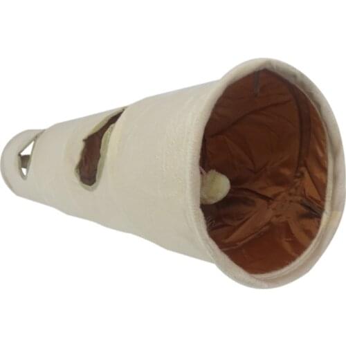 Folding Cat Tunnel Toy Plush Cat Tunnel Toy Funny Pet Puzzle Tunnel Game Toy Cat Puppies Rabbit Funny Cat Interactive Toy Ball