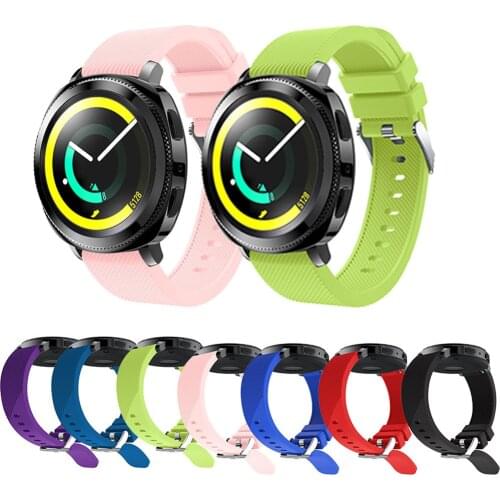Sport Silicone watch band For Samsung Gear Sport 20mm wristband Replacement Wrist Strap fashion For Huami Amazfit GTR 42mm / gts