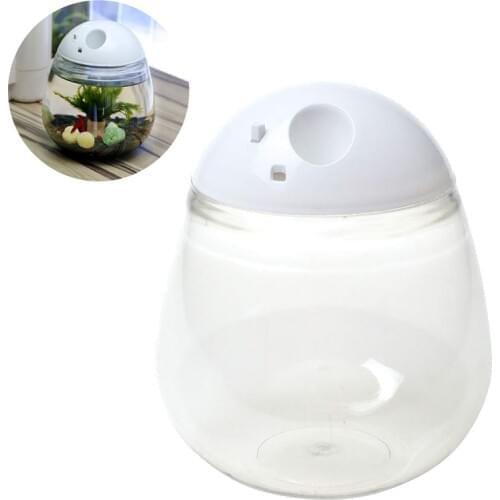 Saim Mini Fish Tank LED Aquarium Tank Ornaments Acuario Fish Bowl Desktop Decoration for Aquarium Accessories Betta Tank