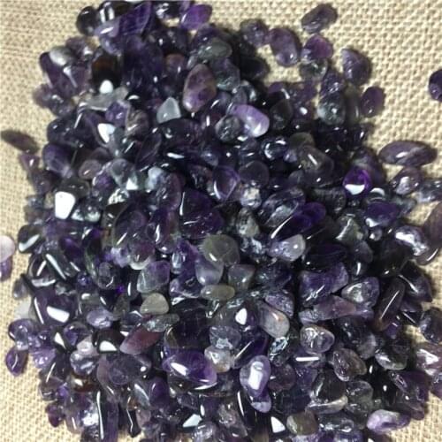 100g tumbling gem Fantasy amethyst natural quartz mineral is used to heal chakras