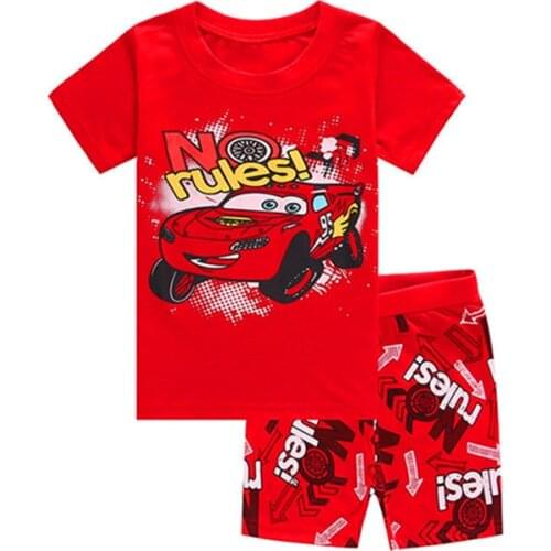2Pcs/set Kids Clothing Suit Mickey Cartoon Cars Children Clothes Cars Set Kids Casual Boys Clothes Sport Suitsr Cotton Outfit