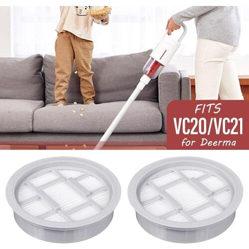 2 packs, suitable for Deerma vacuum cleaner accessories VC20 VC21 filter element filter HEPA Haipa filter