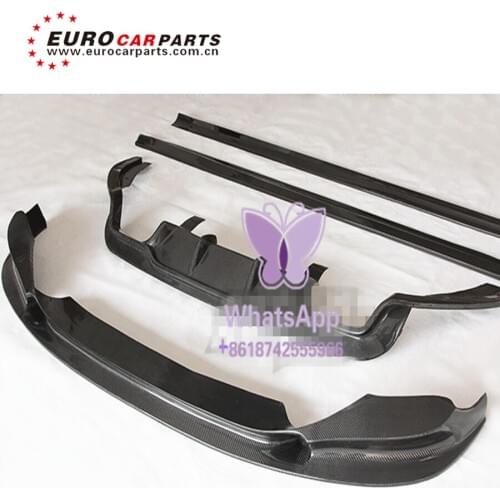 BM X6M F16 carbon finber spoiler for F16 X6M to 3d style carbon finber front lip skirt rear diffuser and side skirt
