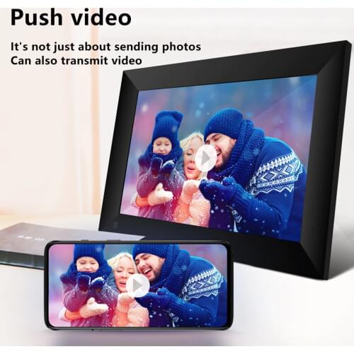 P100 WiFi Digital Picture Frame 10.1" 16GB Smart Electronics Photo Frame APP Control Send Photos 800x1280 IPS LCD Touch Screen
