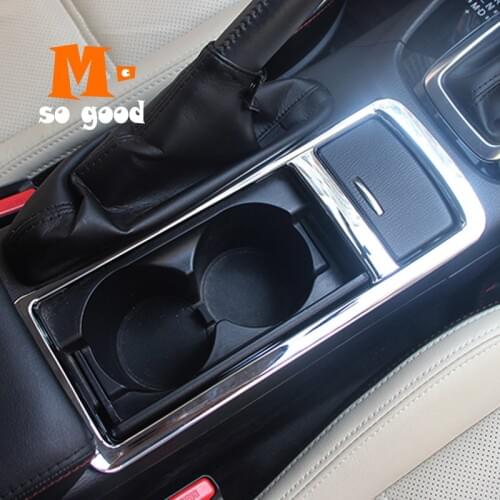 For Mazda 6 2013 2014 2015 2016 Atenza Car Interior Trims Accessories ABS Front Water Cup Holder Storage Gear Shift Panel Frame