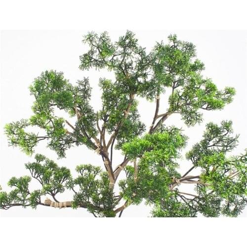 Artificial Dry Plant Pine Tree Branch Fake Foliage Green Home Decor Ornaments