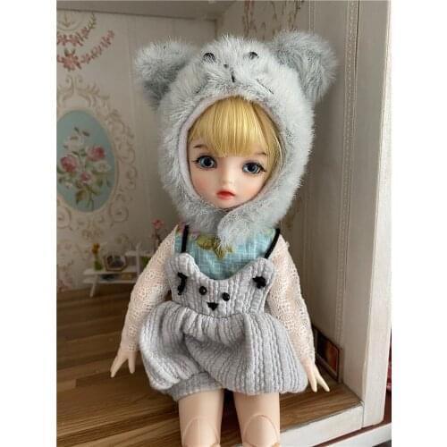 30cm Wig BJD Doll Movable Joints Cute Face DIY Bjd Dolls with Big Eyes Bjd Toys Gifts for Girl Handmand Toy