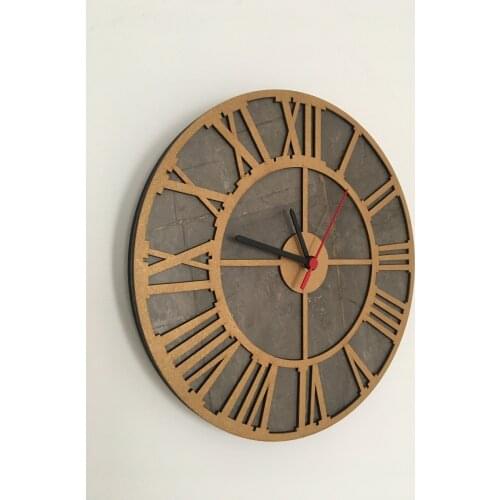 North Designed the Gordian Gold Rome Circle Decorative Wall Clock 30 Cm