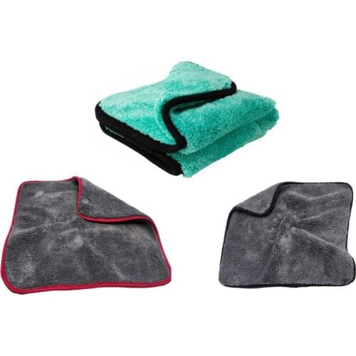 2021 New Car Wash Coral Fleece Towel Car Cleaning Drying Cloth Hemming Car Care Cloth Detailing Car Wash Towel For Toyota