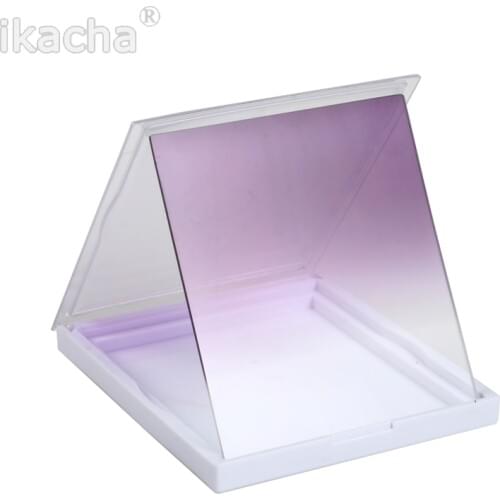 New Camera Lens Fiter Graduated Grey Full Color Square Filter Green Yellow Purple Brown Filter For Cokin P Series High Quality