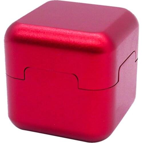 New Portable Cue Chalk Case Aluminum Alloy Cue Tip Chalk Holder Magnetic Billiard Pool Chalk Carrier Billiard Accessories