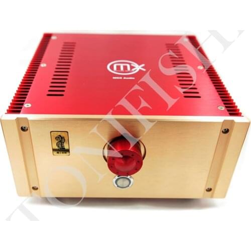 Limited edition fully balanced architecture small power amplifier, MOS tube HIFI desktop small power amplifier, gain: 100 times