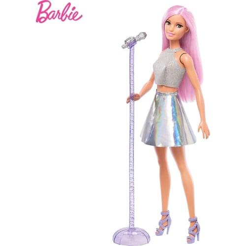 Original Barbie Dolls Princess Toys for Girls Assortment Fashionista Rock Singer Star Style Bonecas Barbie Doll Birthday Gift