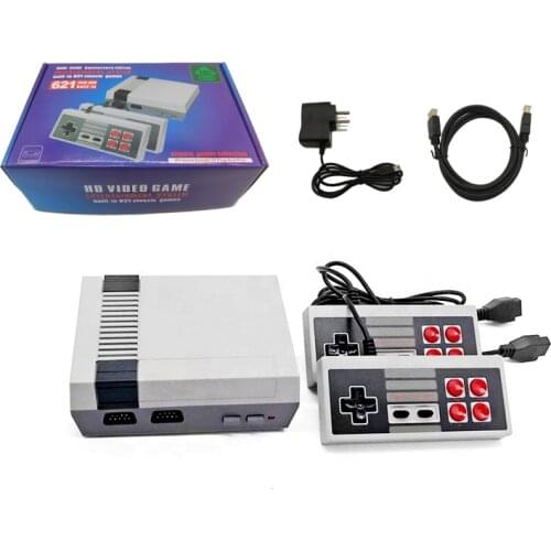 Mini retro games 8-bit home video game with a built-in 621 hd video game console