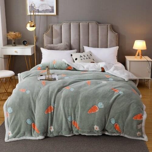 Bedding single double trumpet extra large quilt cover/multifunctional blanket/down quilt cover coral velvet velvet home textiles