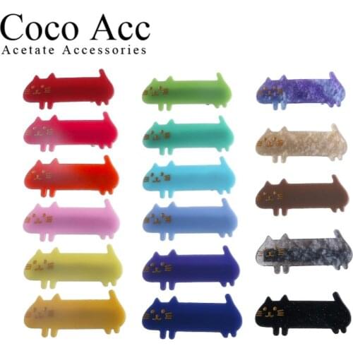 Mi Dairy Brand Factory Direct Supplies 2020 New Arrival Hot Sale Colorful Alligator Clips Solid Color Headwear For Girl Women