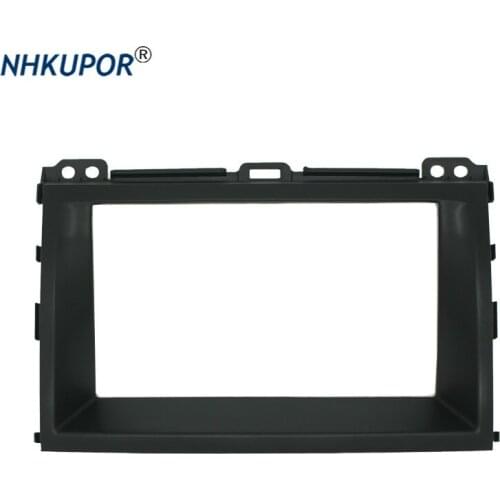 07-002 Car Stereo Radio Installation Frame Double 2 Din in Dash Facia Fascia Kit for LEXUSGX(470) TOYOTA Land Cruiser Prado