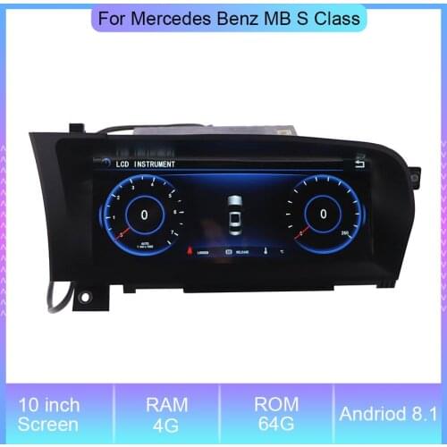 Android 8.1 DVD Stereo Multimedia 10 ‘’ For Mercedes Benz MB S Class W221 S280 S300 S350 S500 Radio GPS Navigation Head