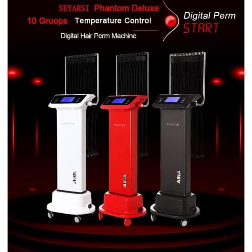 Salon use 36V Digital Hair Perm Machine Phantom Deluxe Edition Hair Curler 10 Groups temperature control Hair Waving Machine