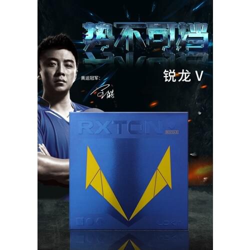 WANG HAO LOKI RXTON 5 / RXTON V High Speed Sponge stacky Table Tennis Rubber/ Ping Pong Rubber