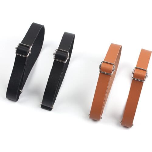 1 Pair 1.5cm Solid Color Elastic Armband Shirt Sleeve Holder Women Men Adjustable Arm Cuffs Bands for Party Clothing Accessories