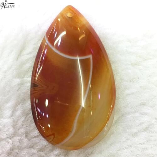 1pcs Free shipping Fashion Jewelry Carnelian Water Drop Pendant Bead MC6949