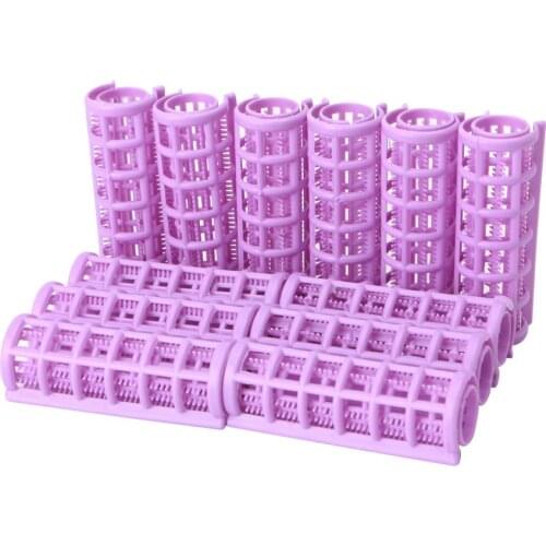 12PCS DIY Hair Salon Curlers Rollers Tool Soft Small Hairdressing Tools New