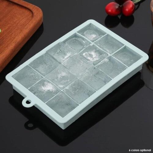 15 Grids Large Silicone Ice Mold Maker Square Shape DIY Ice Tray Jelly Mould Ice Cream Maker Kitchen Gadgets