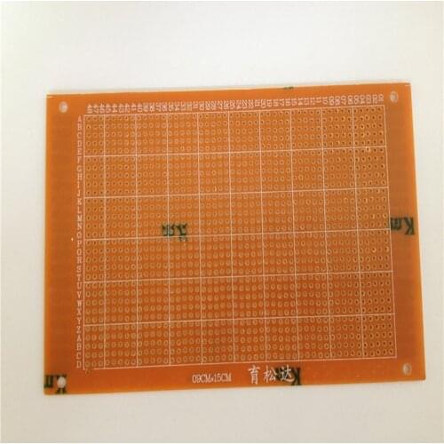 5PCS 9*15cm Single Side Prototype 2.54mm PCB Universal Board Experimental Bakelite Copper Plate Circuirt Board 9x15 For Arduino