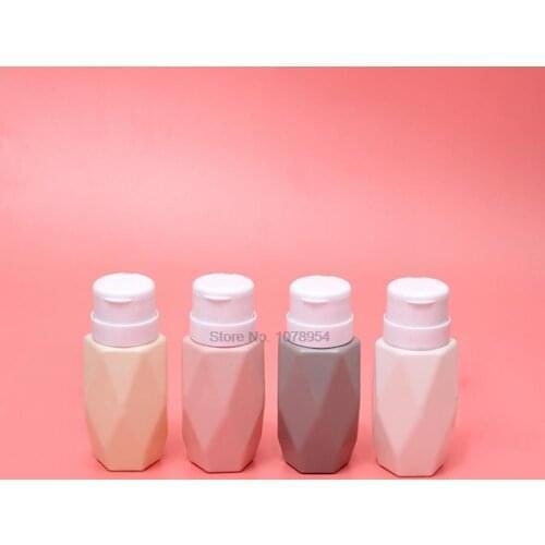 500pcs Portable Press Empty Refillable Bottle Liquid Alcohol Pump UV Gel Nail Polish Cleaner Acetone Water Remover Dispenser