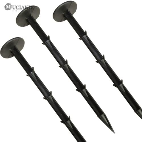 5PCS 20CM Garden Fixing Anchor Stake for Fixing Sunshade Net Greenhouse Ground Shade Cloth Netting Stake Peg Screw