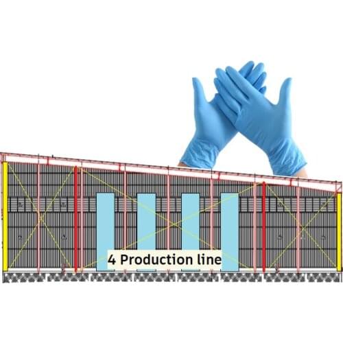 Gloves Automatic Making Machine Pvc Plastic Polythene Disposable Gloves Making Machine Full Production Line Glove Making Line