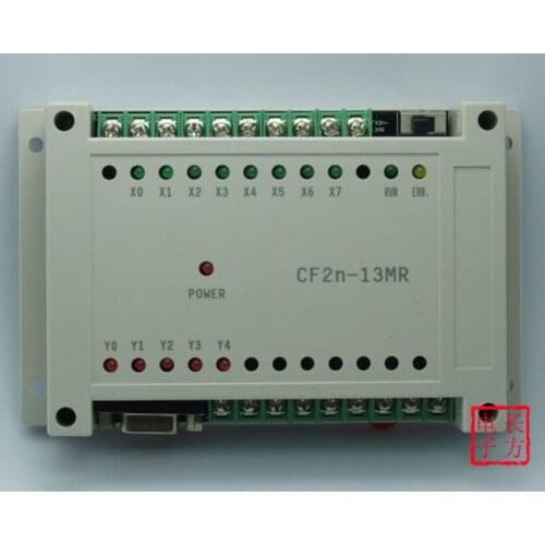 Freeshipping FX2N-13MR 13 point relay PLC industrial control board CF2n-13MR(ARM)