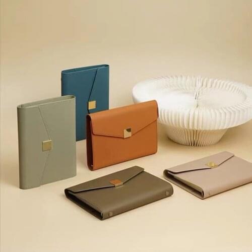 High-end Loose Leaf Binder Spiral soft skin Notebook 6 Hole Removable Diary planner Agenda Business Notepad Office Supplies