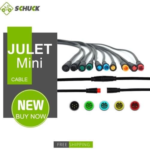 Ebike MINI Signal Cable Waterproof 2pin3pin4pin5pin6pin Connector Male Female Extension Cable For Light Throttle Ebrake Display