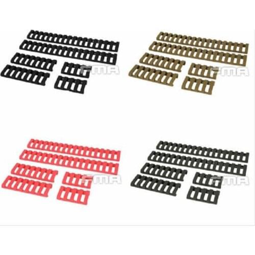 FMA Hunting Tactical Airsoft Soft Rubber Ladder Rail Cover Handguard 4 colours