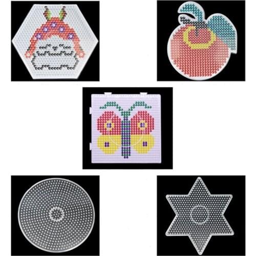 Ironing Beads Plate Plug-In Plates Iron-On Bead Plates Transparent Template MUMR999