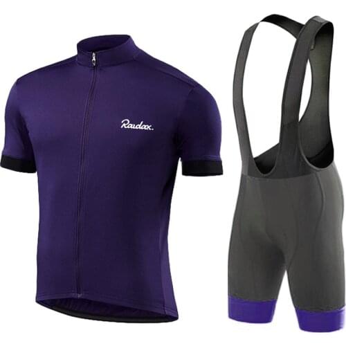 Mountain Bicycle Quick Dry Cycling Jersey Set Short Sleeve Top 20D Bib Conjunto De Jersey De Ciclismo Para Hombre