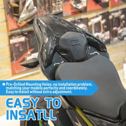 Motorcycle Carbon Upper Rear Seat Fairing Tail Cover Injection Cowl Panel Ducktail for Kawasaki Z900 2017 18 19 2020 2021 Z 900