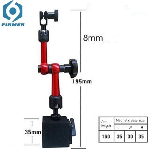 Mini Magnetic Flexible Base Holder Stand for Digital Level Dial with Clamping Frame Test Indicator Tools stand Tool