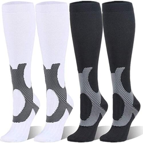 Varicose Veins Black Compression Socks For Anti Fatigue Pain Relief Running Men Women Socks Sports Fit For Teacher,Maternity