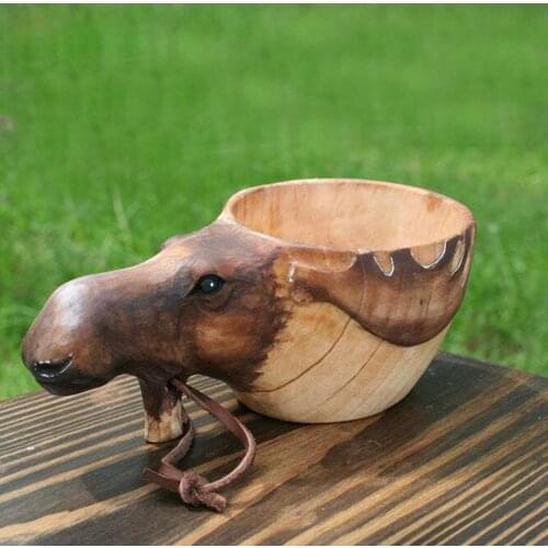 Portable Wood Coffee Mug Rubber Wooden Tea Milk Cups Water Drinking Mugs Drinkware Handmade Juice Lemon Teacup Gift J72