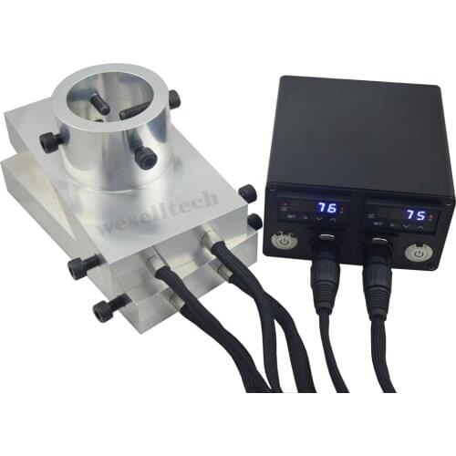 Sales! 4*7 Rosin Press Plate 6061 Aluminum Plate with Heating Rods and Digital PID Temperature Controller